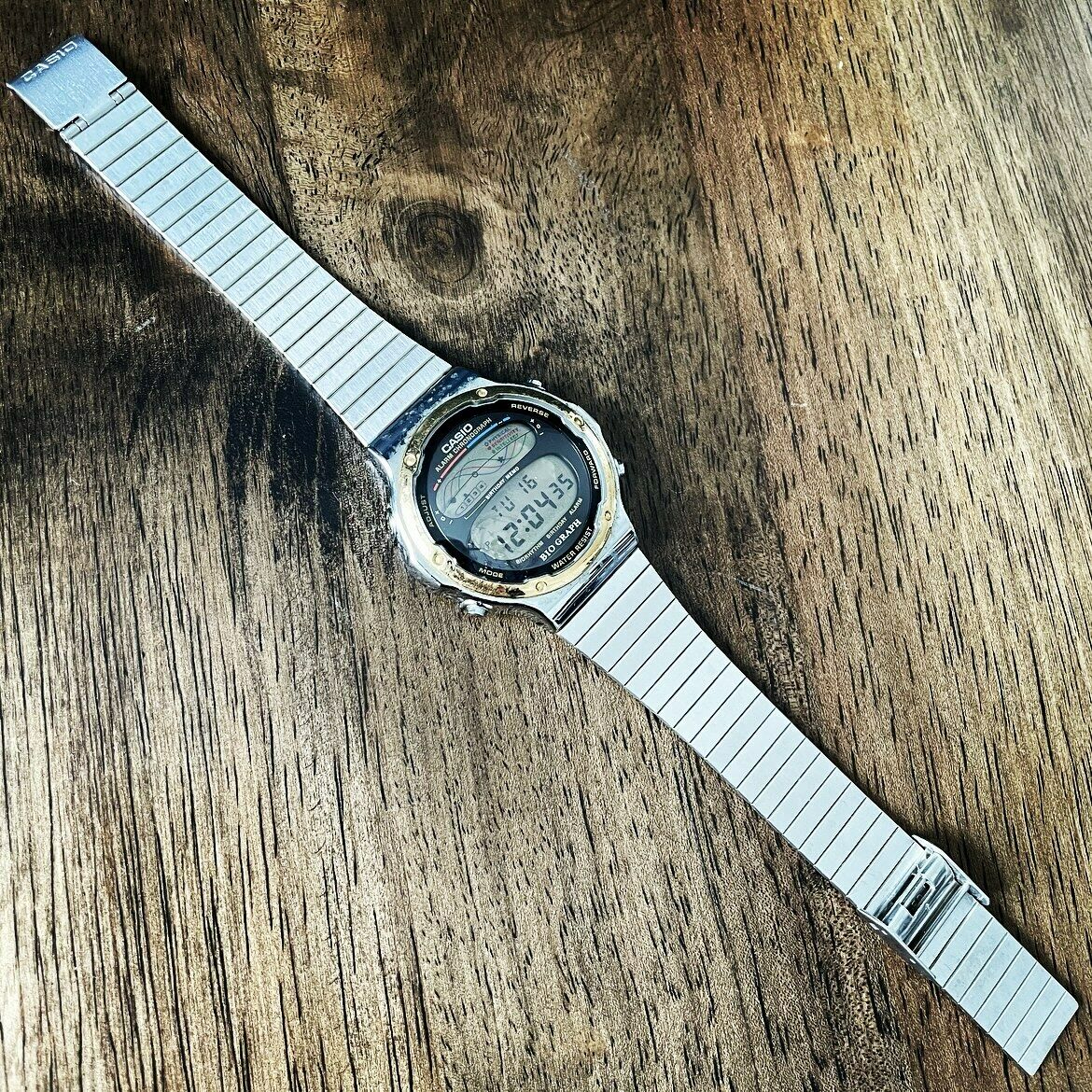 RARE Vintage 1991 Casio BH-200 Digital Bio Graph Watch, Made in