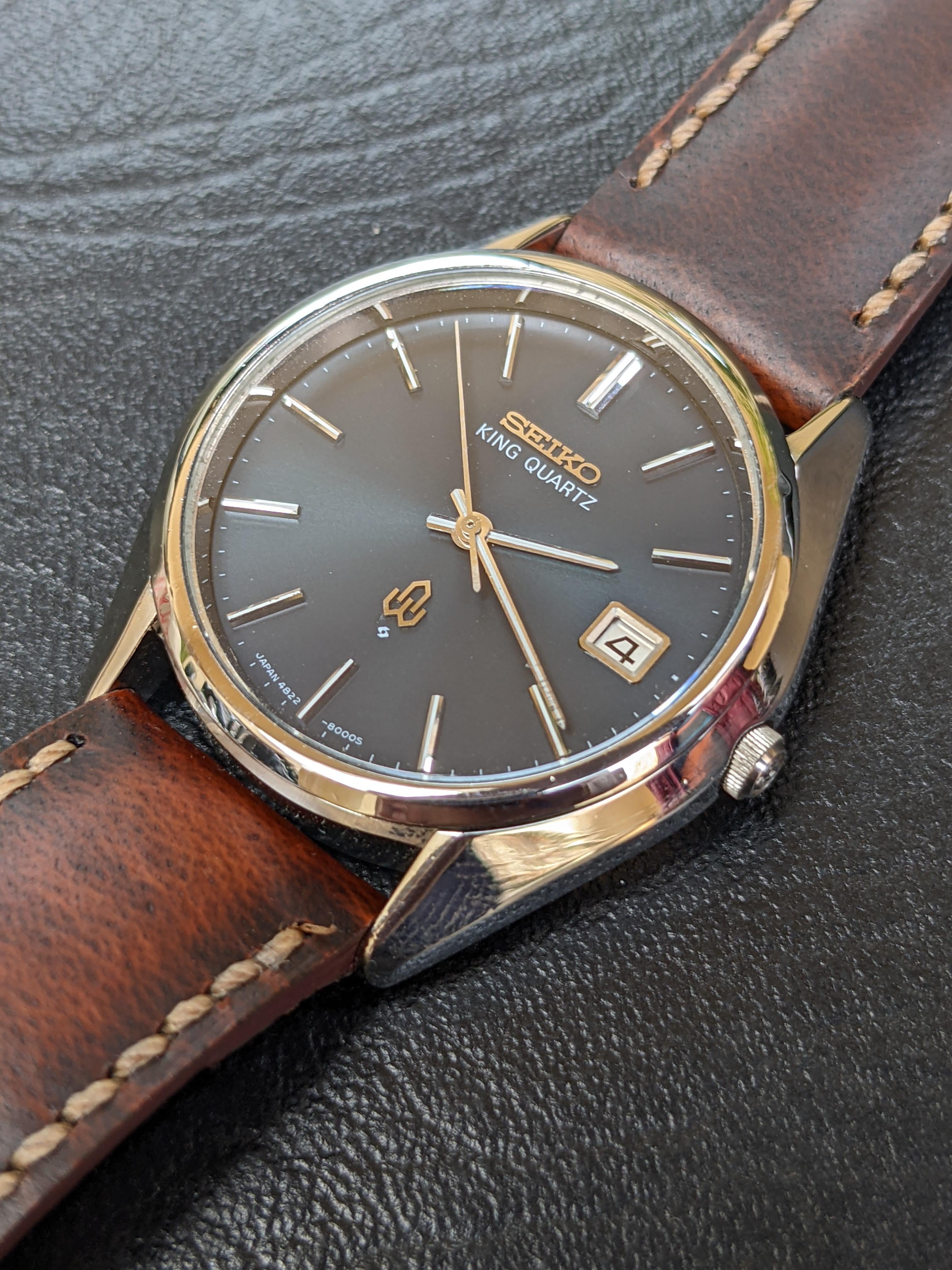 WTS] Rare Blue Seiko King Quartz 4822-8000 from November 1975 in