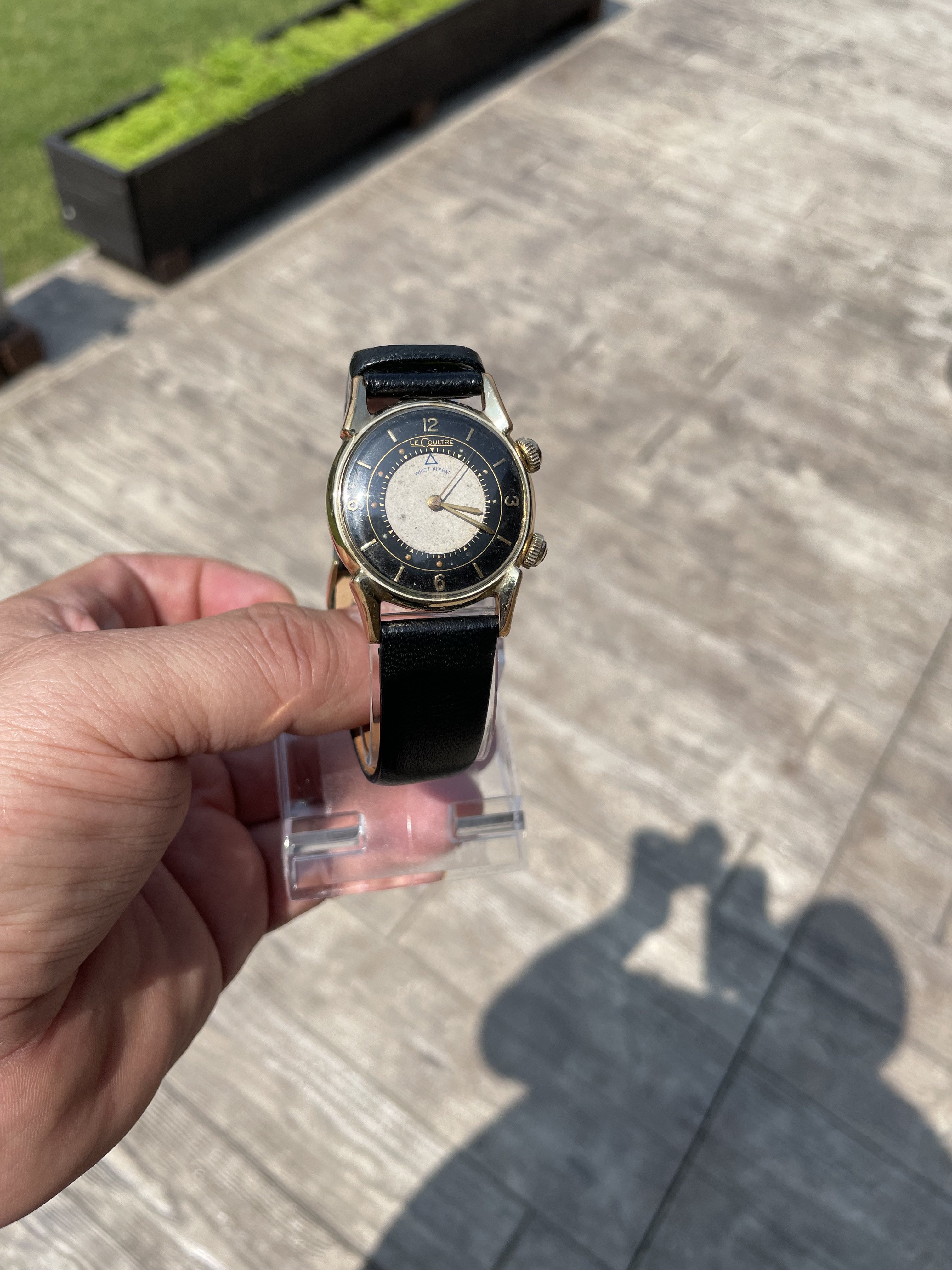 Jaeger lecoultre memovox tuxedo best sale