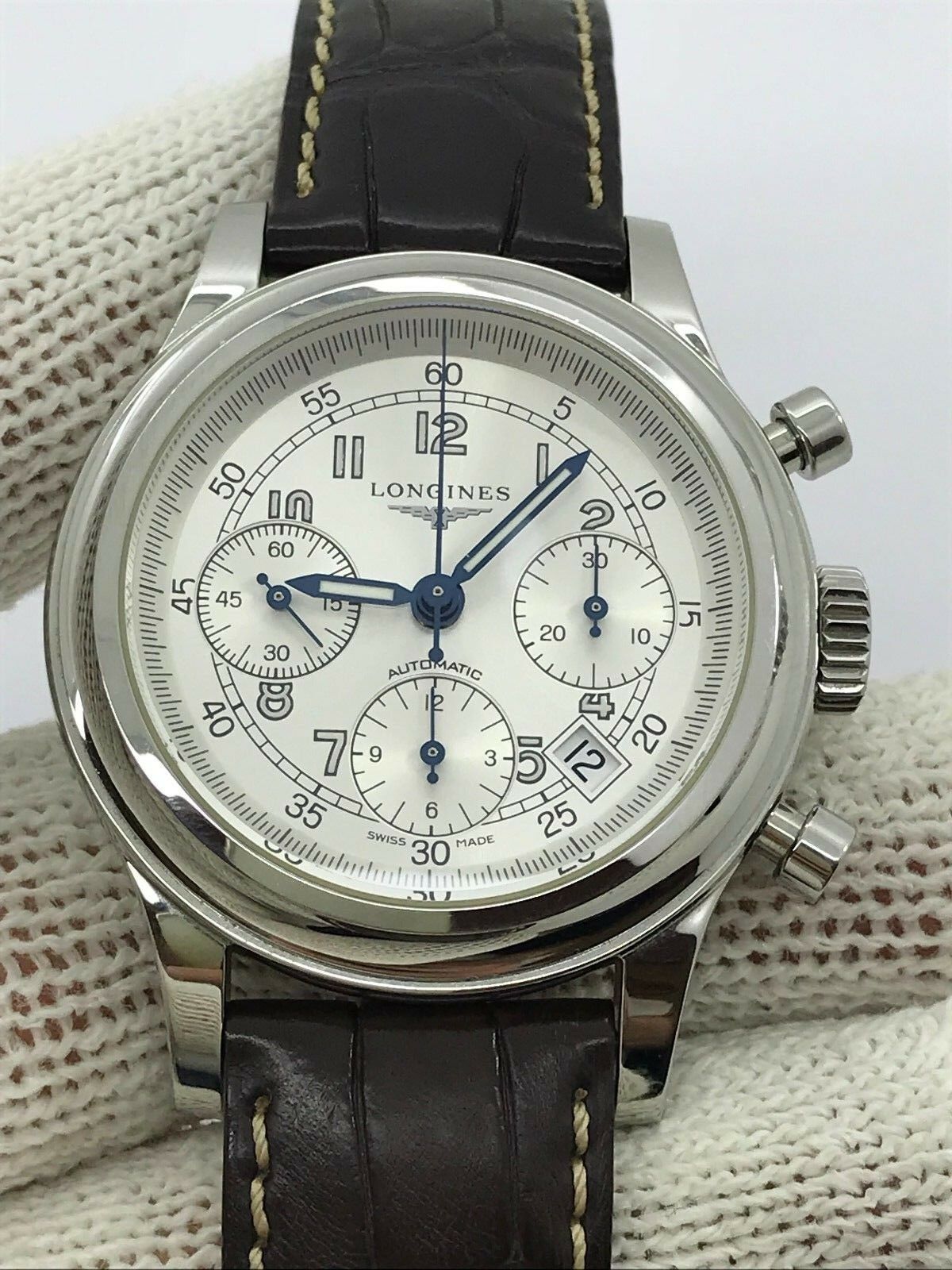 LONGINES HERITAGE 1951 CHRONOGRAPH AUTOMATIC L2.745.4 MENS 41mm