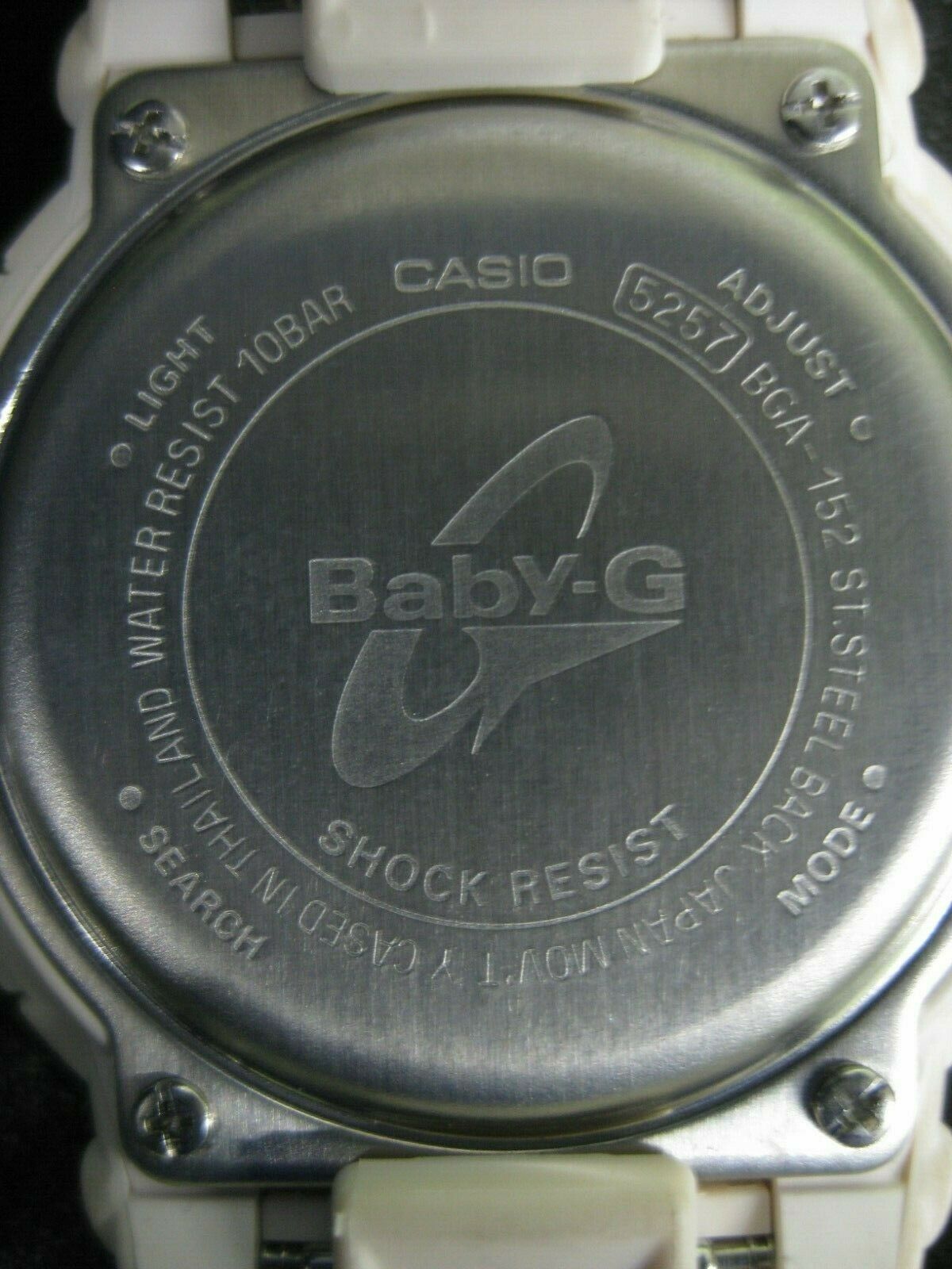 CASIO Baby-G White Digital & Analog 5257 BGA-152 | WatchCharts