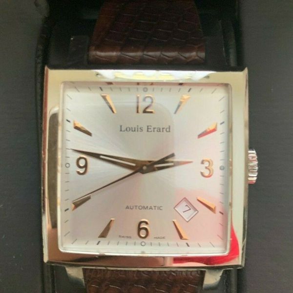Louis Erard Heritage ETA 2824 brown automatic watch