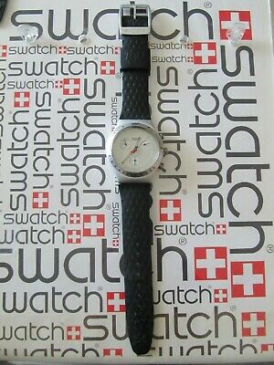 Swatch Time Cut YCS1005 1996 Irony Chrono 41mm Silicone read