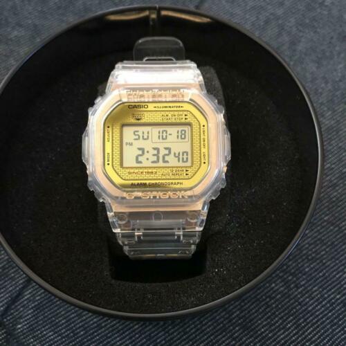 Casio G-SHOCK Glacier Gold DW-5035E-7JR Men's Clear wristwatch