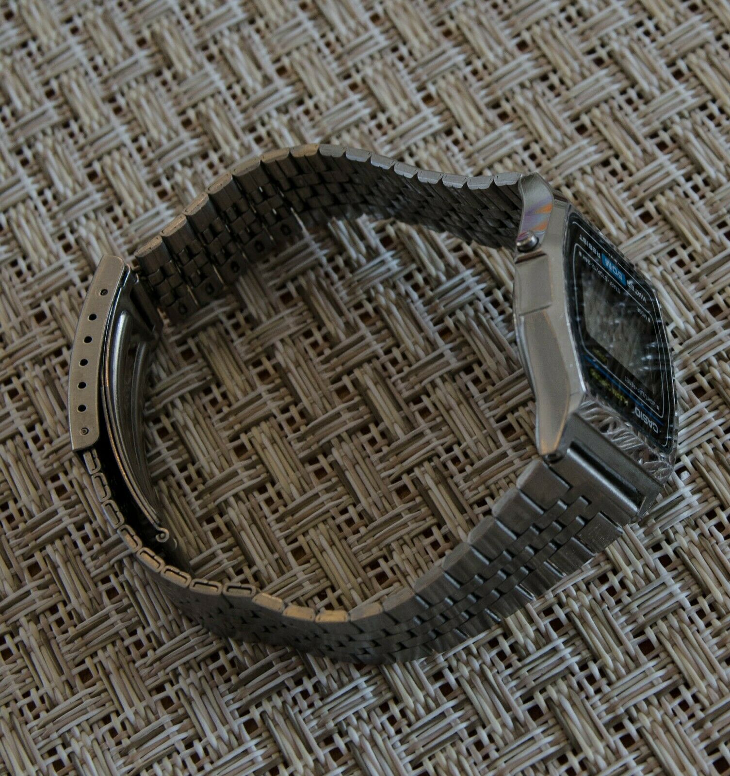 Casio W-39 587 ALL Stainless Steel Japan Vintage Heavy Year 1986