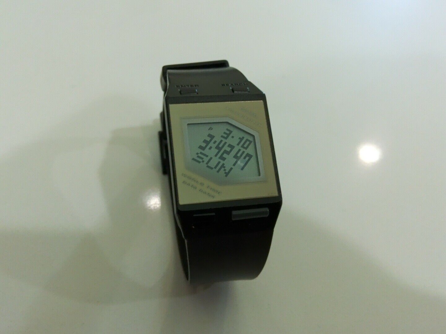 CASIO FILM WATCH VINTAGE FS-00 METAL RARE! DATA BANK