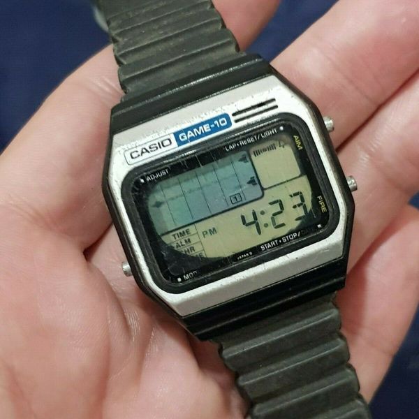 Casio Game 10 GM-10 Mod.165 Vintage Japan Digital Watch