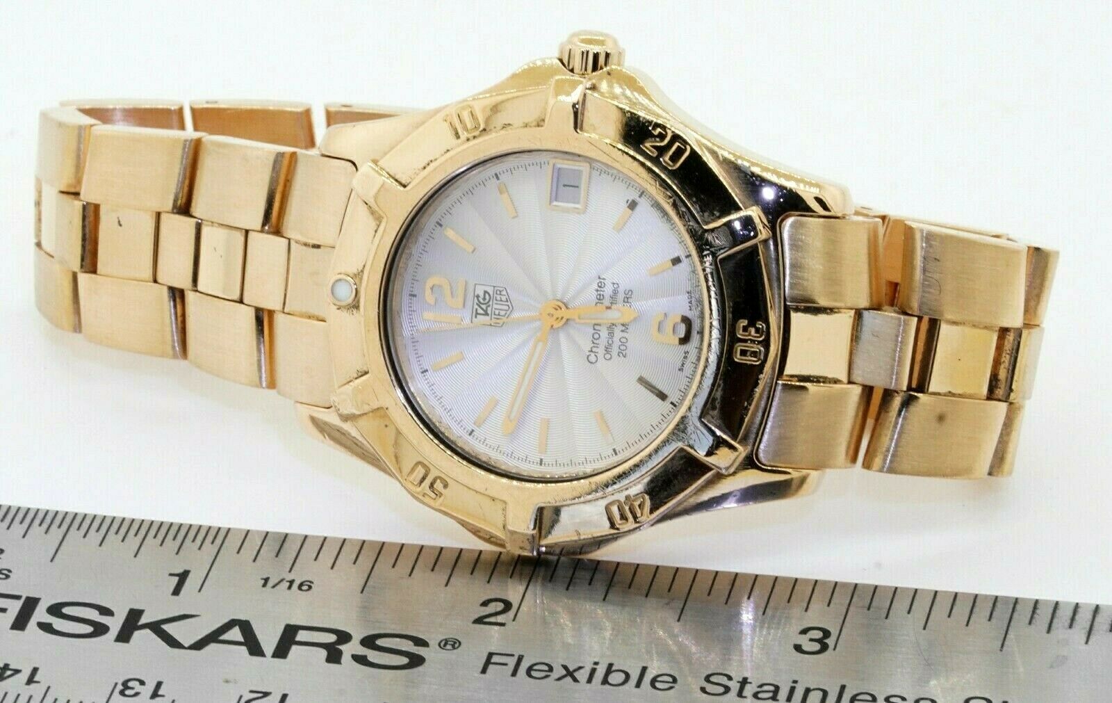 Tag Heuer heavy 18K YG WN5140 38mm Chronometer automatic men s