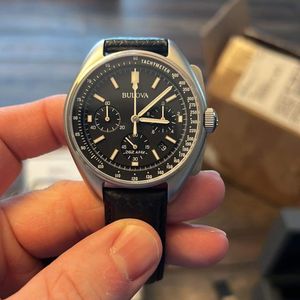 The Bulova Lunar Pilot Chronograph Moon Watch Is on Sale for