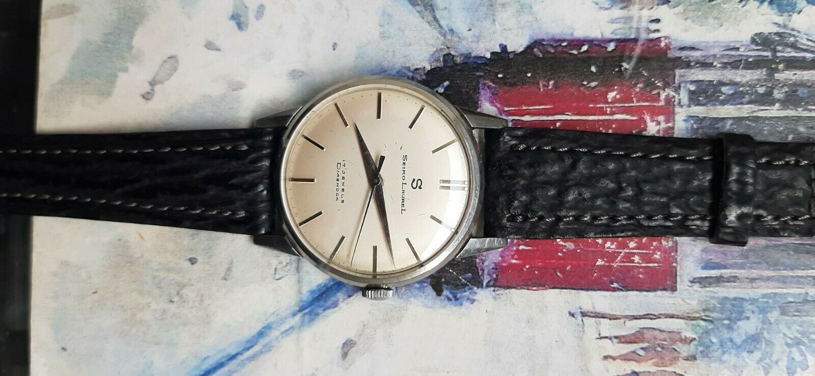Seiko Laurel 14046 Diashock 17 Jewels | WatchCharts Marketplace
