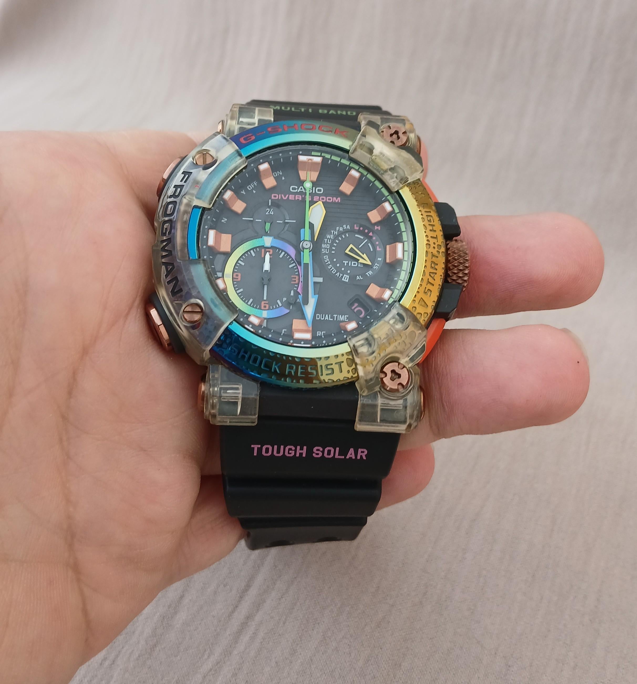 WTS] Excellent Casio G-SHOCK Frogman Borneo Rainbow Toad GWF
