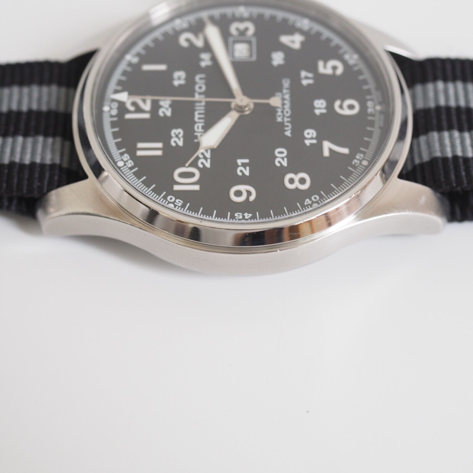 Hamilton KHAKI FIELD H706250 AUTOMATIC Black dial Stainless Men's