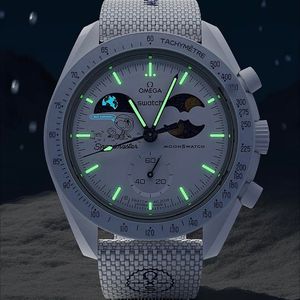 Omega x Swatch Bioceramic Moonswatch Mission To Moonshine Men