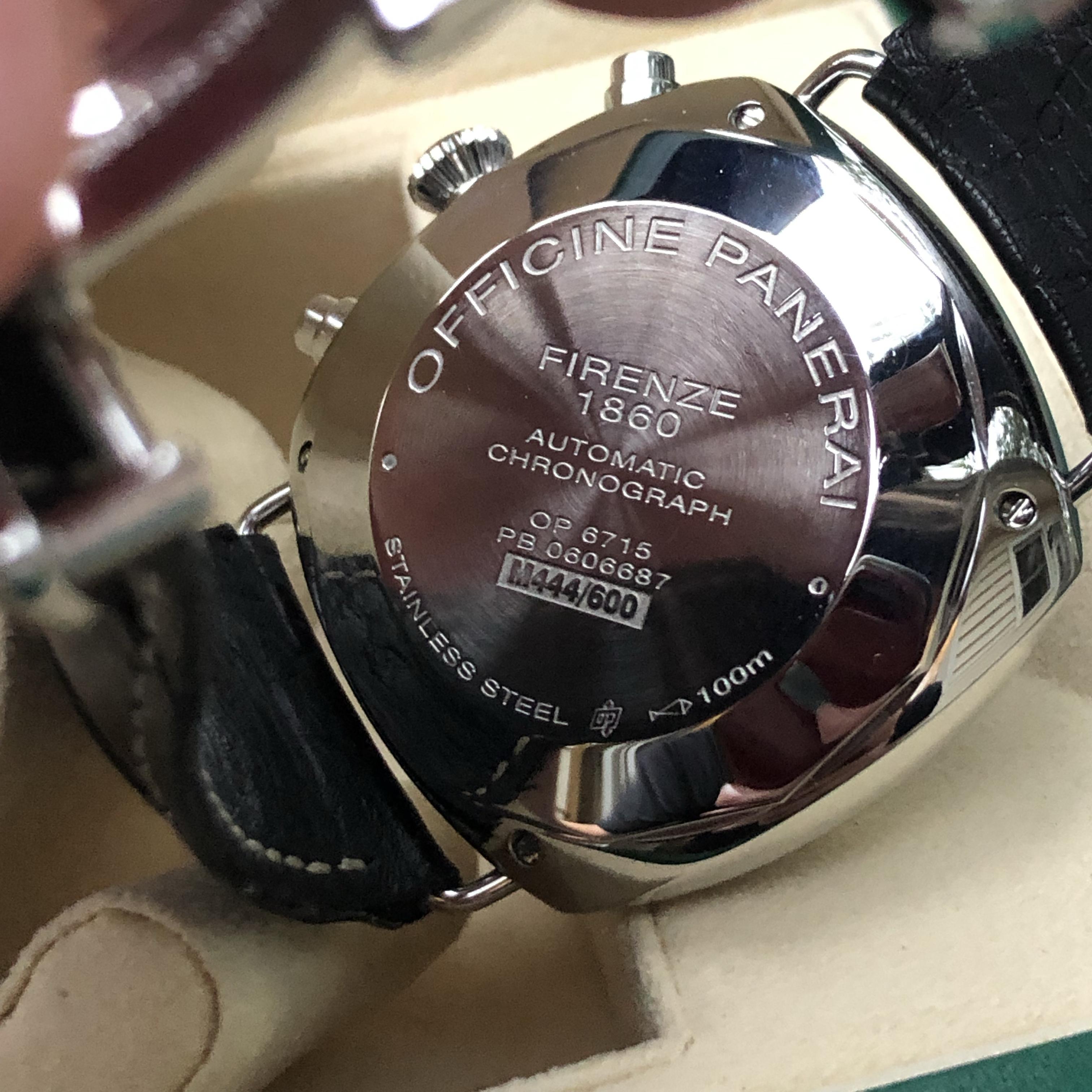 FS Panerai PAM 288 Radiomir Chronograph 45mm Triple Boxed Papers