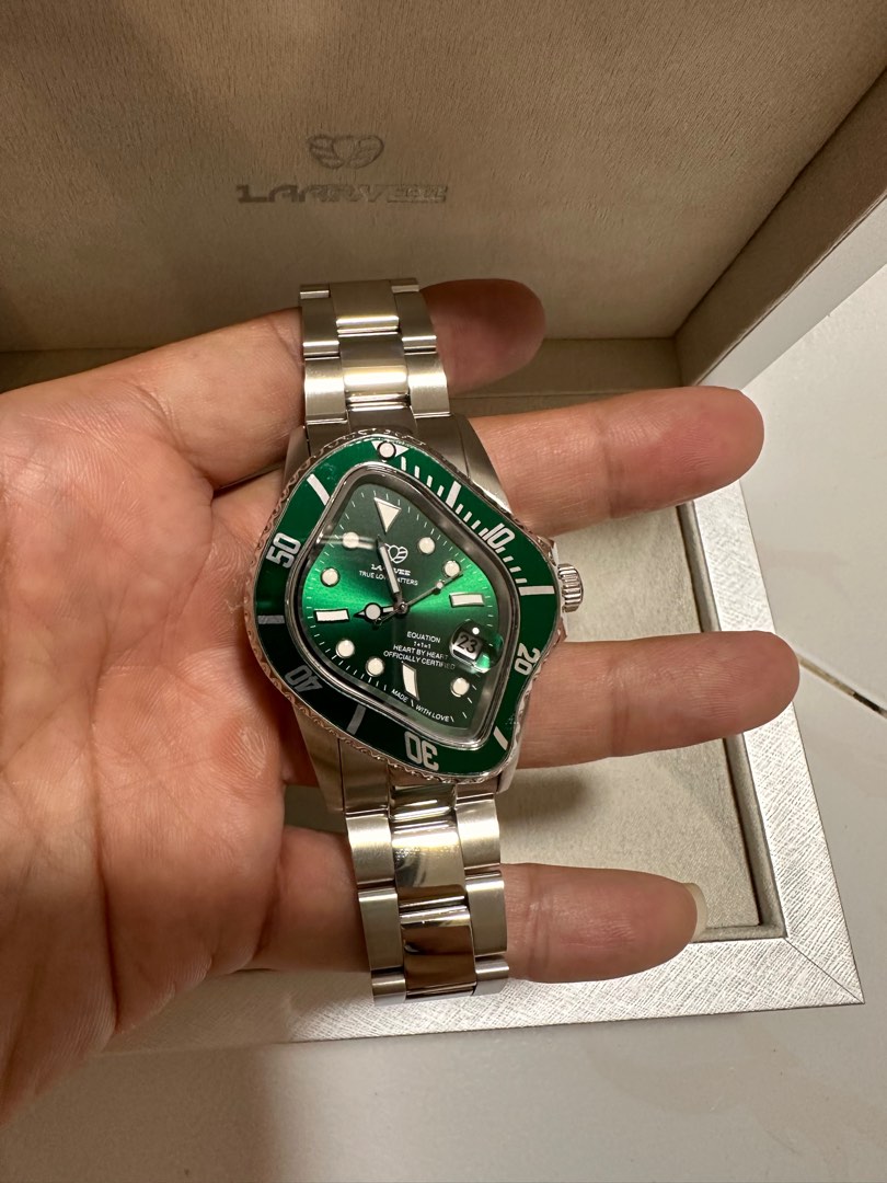 新品未使用】Laarvee PEA001 腕時計 グリーン 緑-