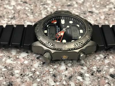 CITIZEN TITANIUM C500-Q00125 TA AIR DIVERS JDM PRO-MASTER WATCH. |  WatchCharts Marketplace