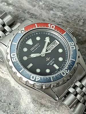 RARE SEIKO DIVER SPORTS 200 5M43-0A40 SKJ003 KINETIC AUTO QUARTZ