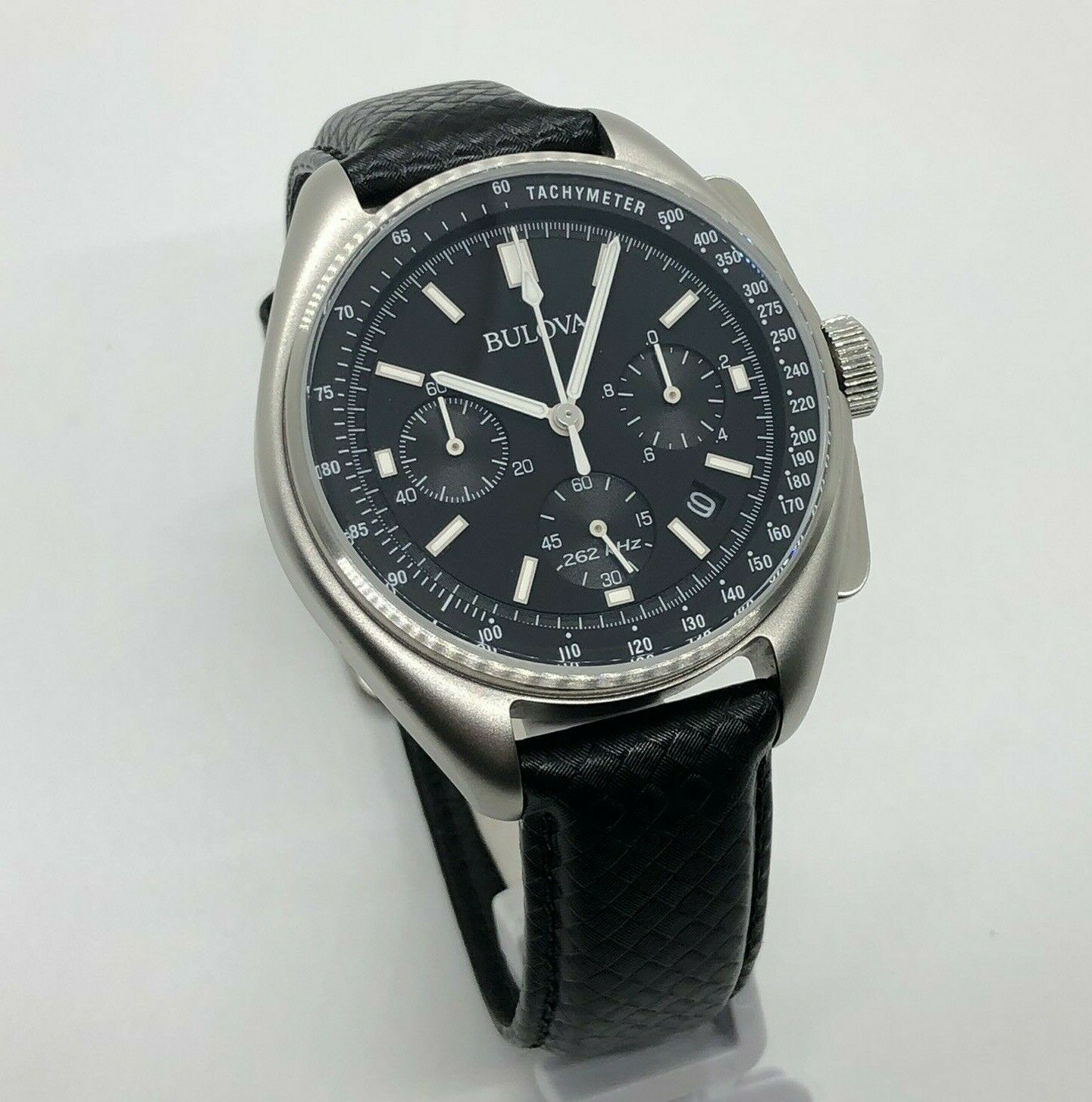 Bulova 96B251 Moon Watch Special Edition Lunar Pilot Chronograph Black ...