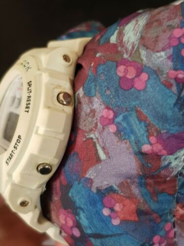 RARE Casio G shock DW 6900 BAPE white Rainbow bathing ape 25