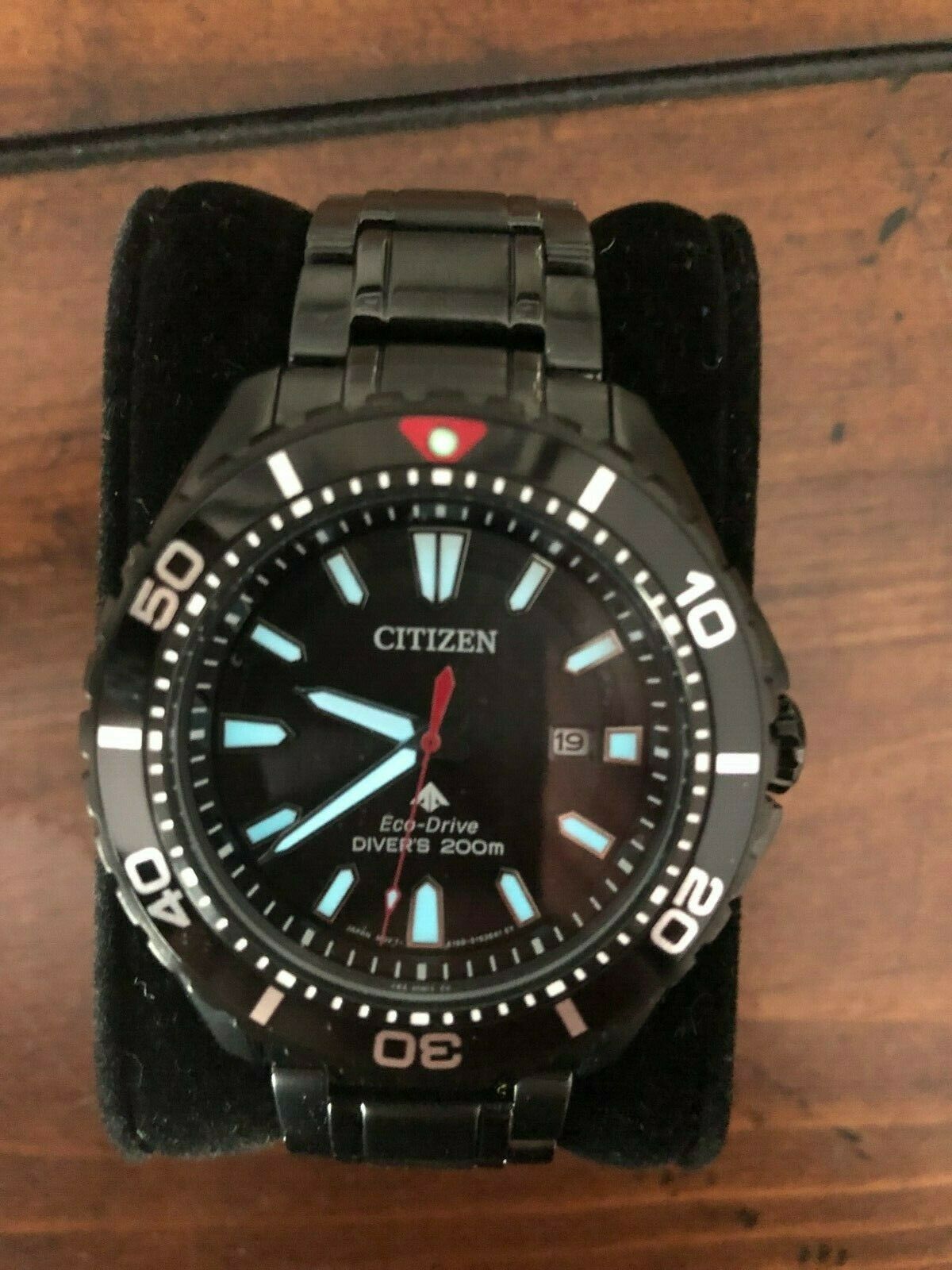 Citizen Eco-Drive Men's Promaster Black PVD Steel Dive Watch