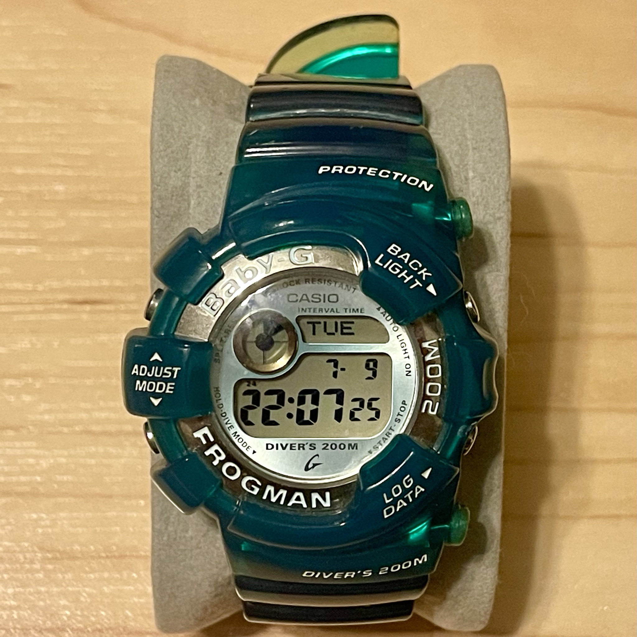 高質で安価 WTS] Casio Blue Green Vintage BGW-103 Frogman Baby-G G-Shock 時計