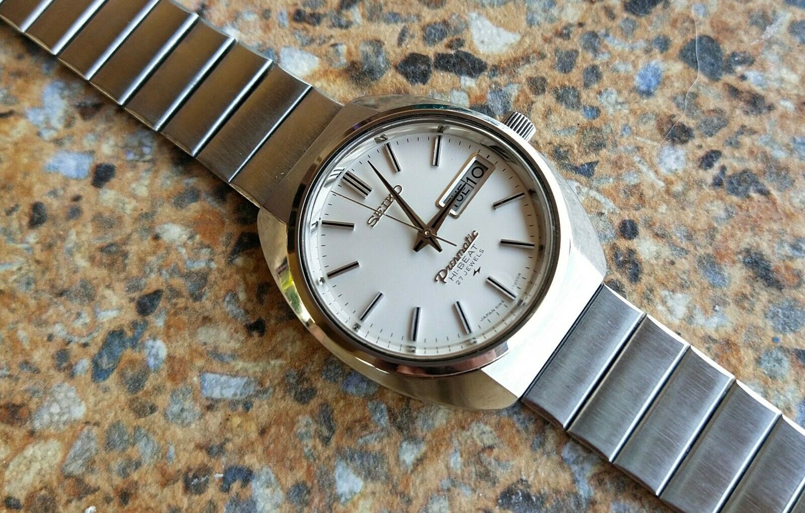 Vintage Seiko Presmatic Hi Beat 27 Jewels Automatic 5146 7040 May