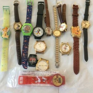 Vintage Lorus Mickey Mouse Watch and Timex Winnie the Pooh Watch Disney  World