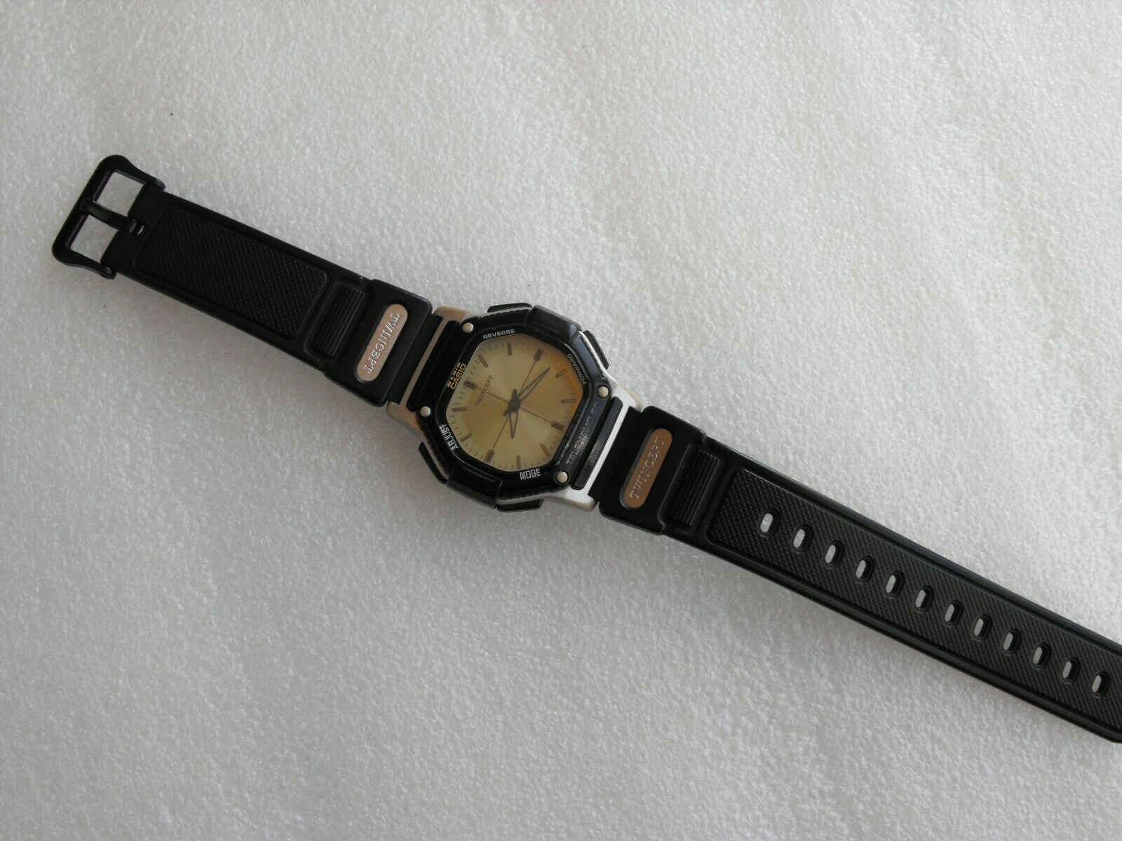 Vintage Casio ABX-58 Twincept module_ 1327 Data Bank Wrist Watch 