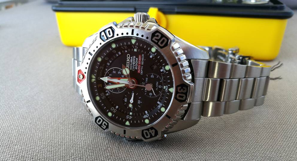 FSOT: NOS Seiko SLD005P1 -7K52- ScubaMaster 200m ISO Professional