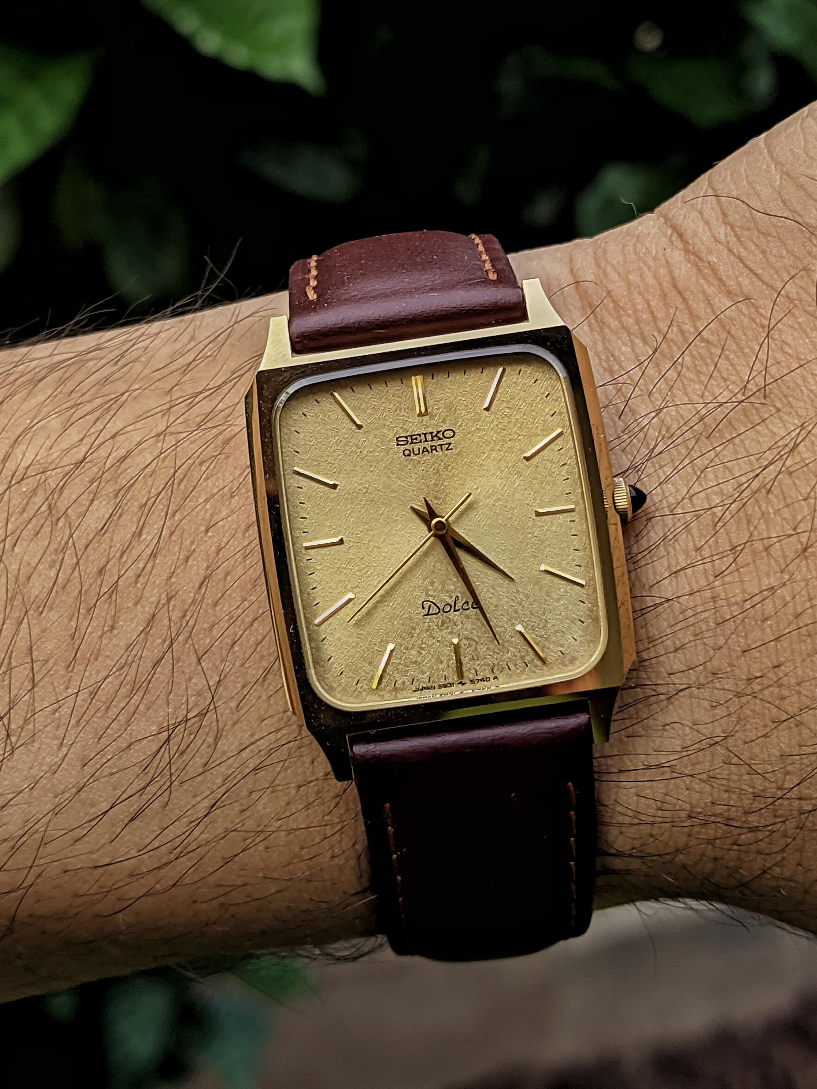 WTS] Seiko Dolce 5931-5550 Ceramic, Sapphire, Textured Dial! $219