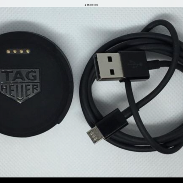 Tag Heuer 46 Connected Smart charger puck & cable | WatchCharts