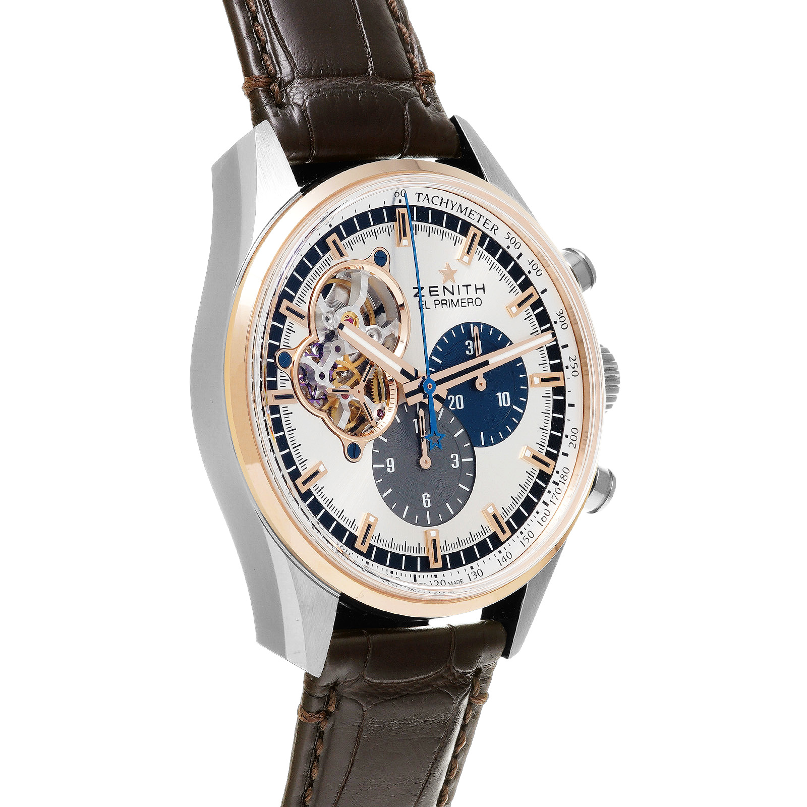 Zenith El Primero Chronomaster Open 18K Rose Gold/ SS 51.2080.4061/69.C494 Box/Papers Mint