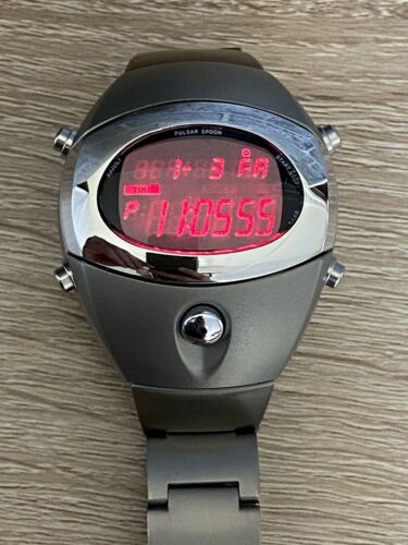 Pulsar Alba Spoon by SEIKO W620-4330 LCD Digital Watch - Helia Beer Co