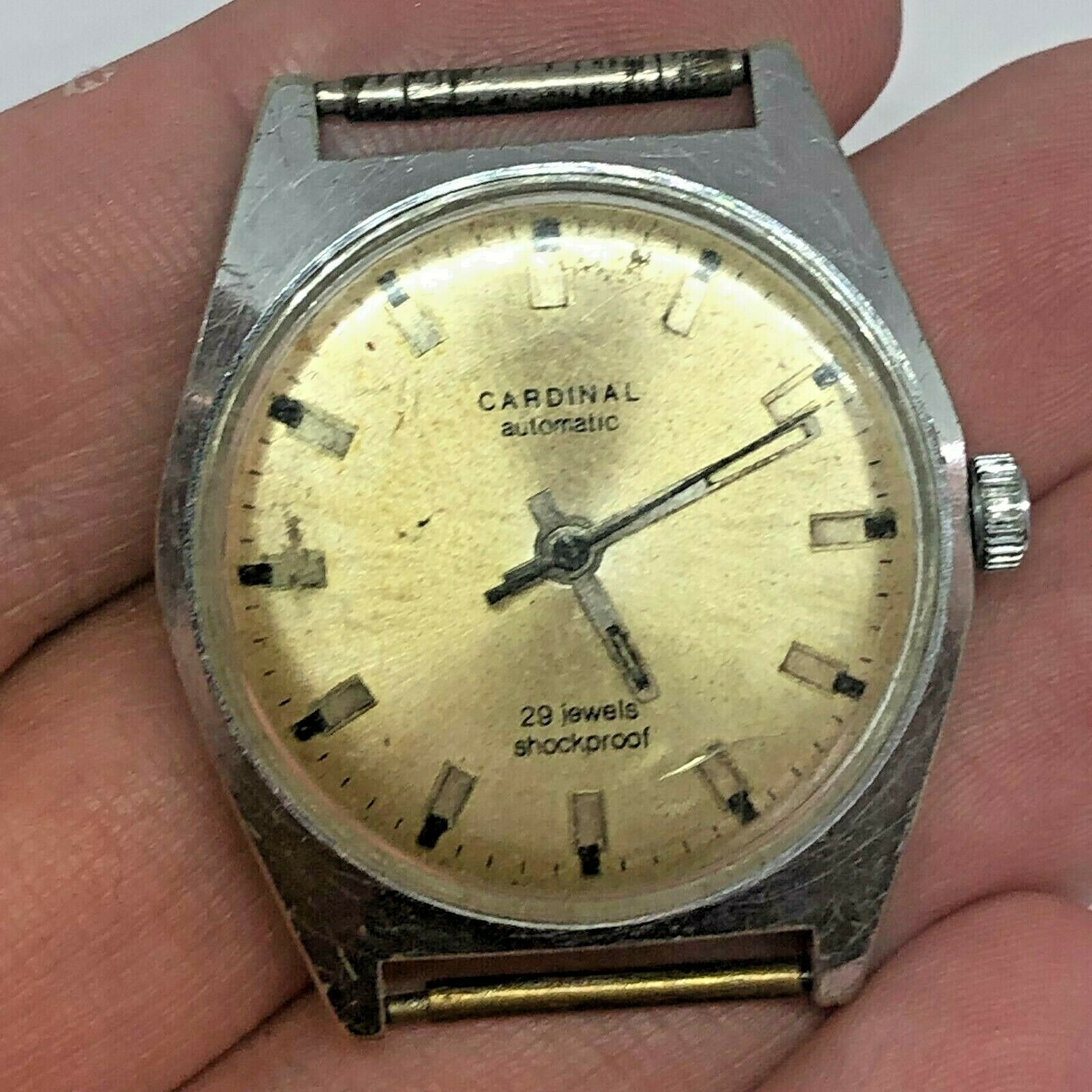 Rare Poljot Cardinal Automatic Collectible Ussr Vintage Watch