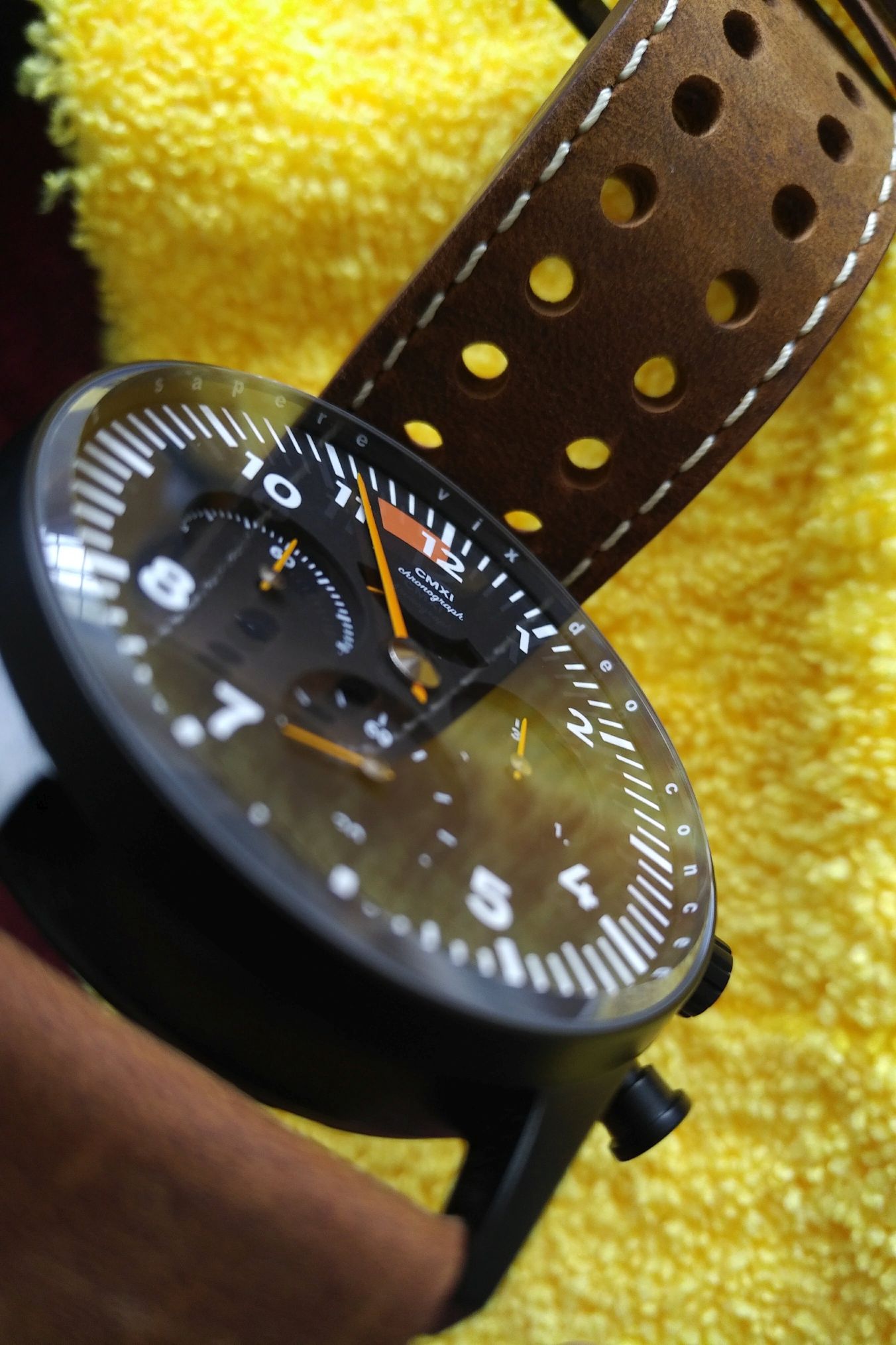 Used: Cursus Victus CMXI Watch (Chrono, single hand, PVD