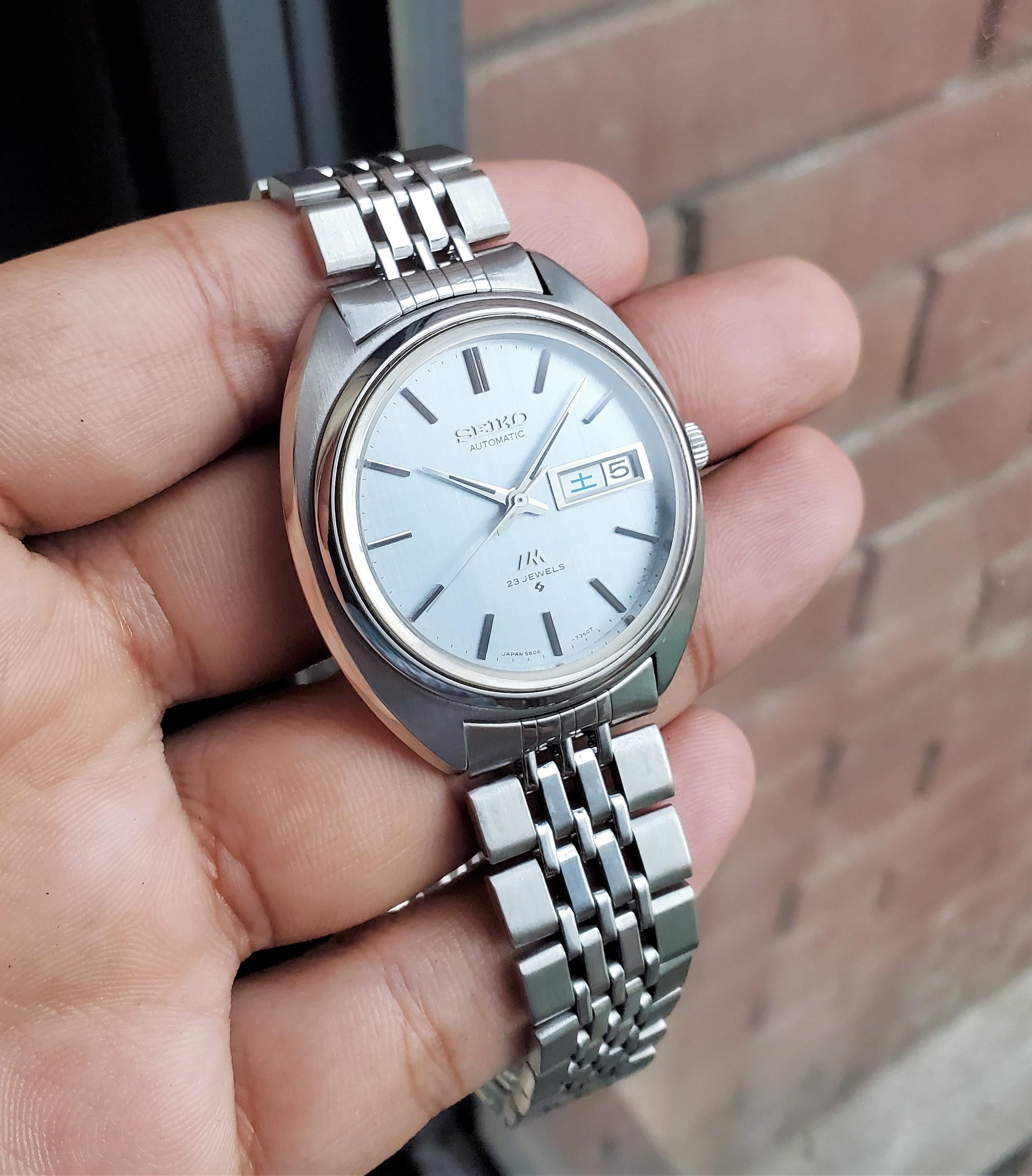 [WTS] Seiko Lord Matic Ice Blue Linen Dial Year-1971 Vintage