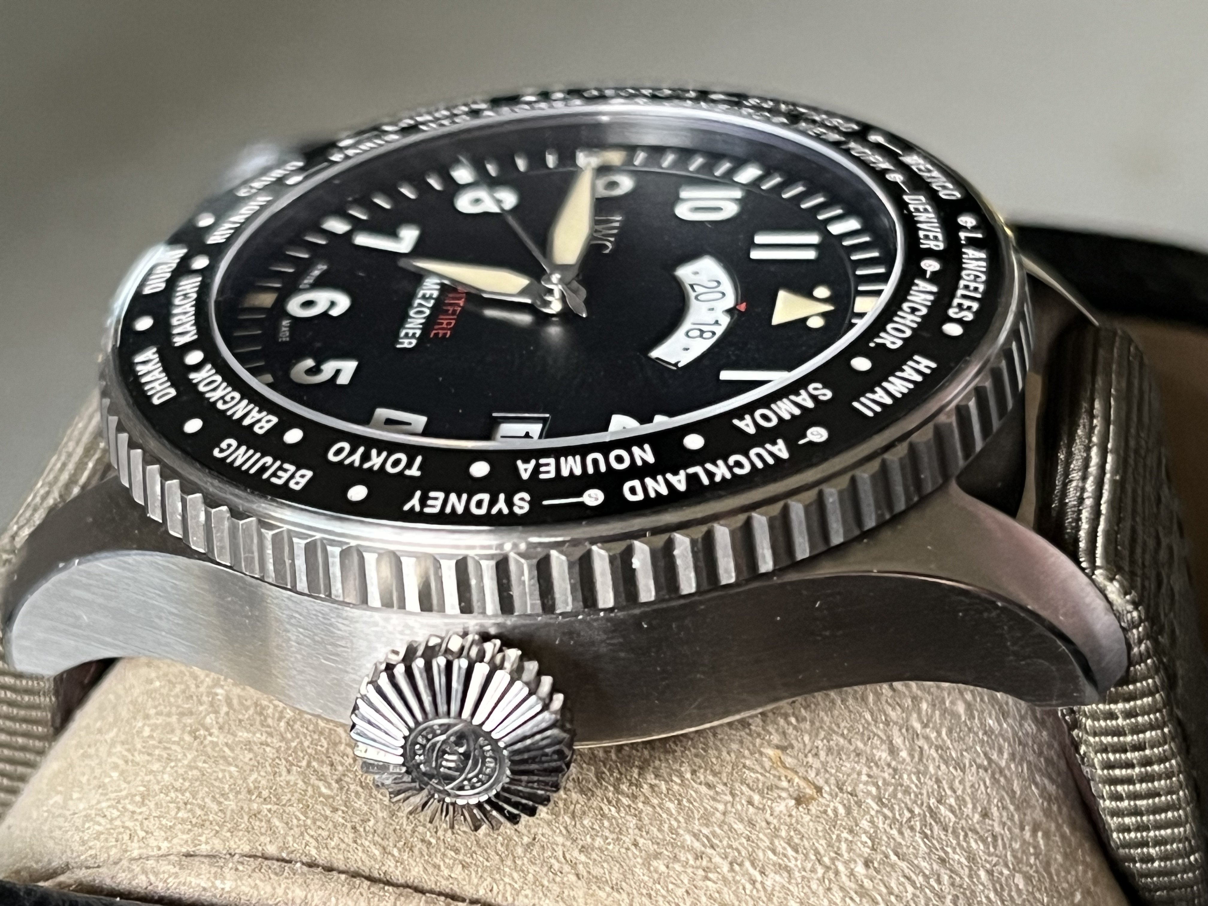 12 500 USD IWC Pilot s Watch Timezoner Spitfire Edition