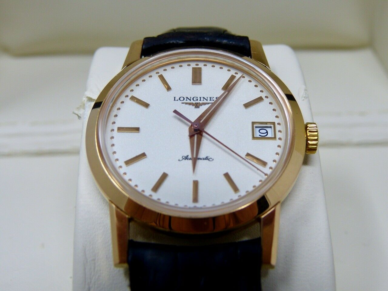 時計 Longines L990 limited edition 18KWG Authentic Longines L990.1 Swiss Men's Steel Automatic Watch
