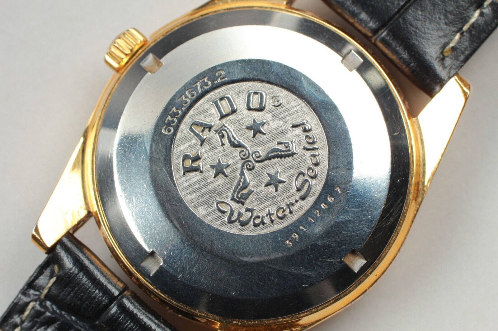 NEAR MINT】 Vintage RADO Golden Horse 633.3673.2 Gold Men's AT