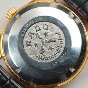 NEAR MINT】 Vintage RADO Golden Horse 633.3673.2 Gold Men's AT