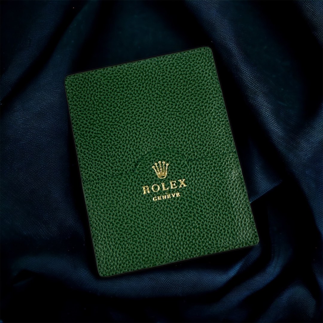 Original Rolex Green DateJust Sports Guarantee Card Holder