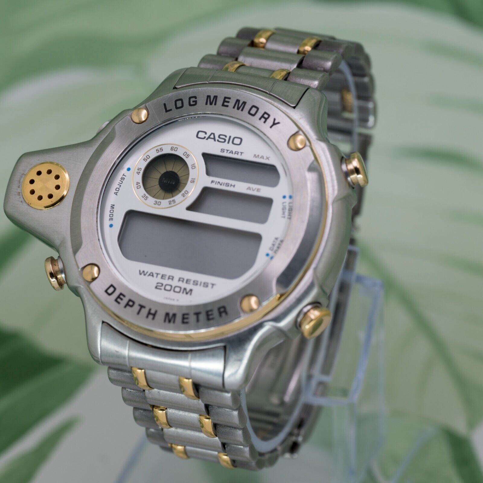 1990 CASIO DEP-500 DEPTH METER WR 200M VINTAGE DIGITAL WATCH JAPAN