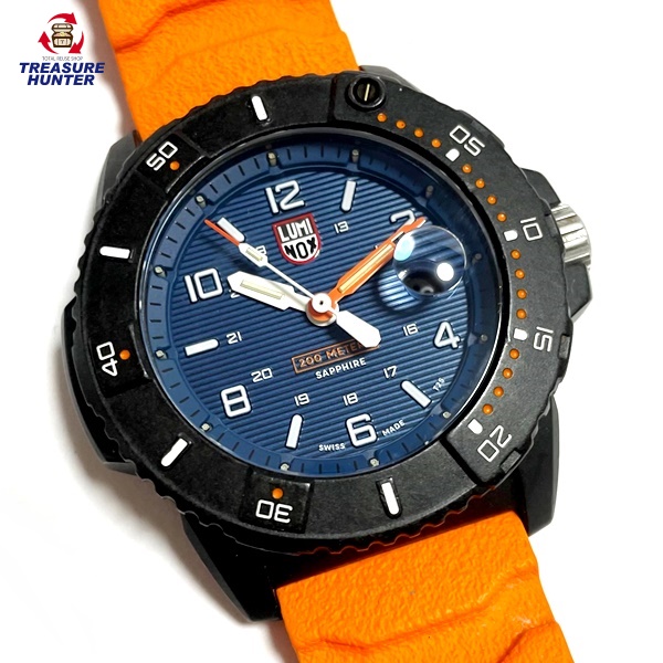 Luminox navy hot sale seal orange