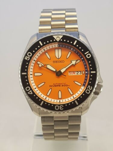 SEIKO SKXA55 ORANGE BULLET DIVER