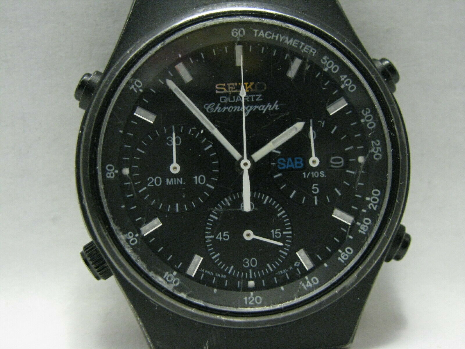 雅 7A38-7290] I got my birth year Seiko! A black quartz