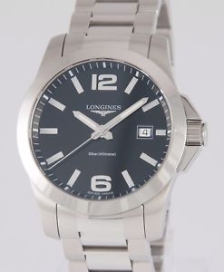 Longines Conquest Quartz 41mm Black L3.659.4.58