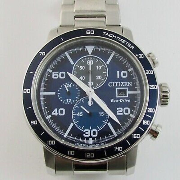 Mens Citizen Eco-Drive B612-S111200 Stainless Steel Watch