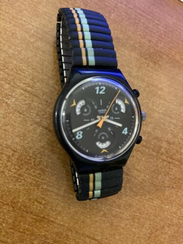 Swatch Chrono Special SCB120PACK CD PLAYER Watch 1998 Collection 1997 Ser #  6131 | WatchCharts