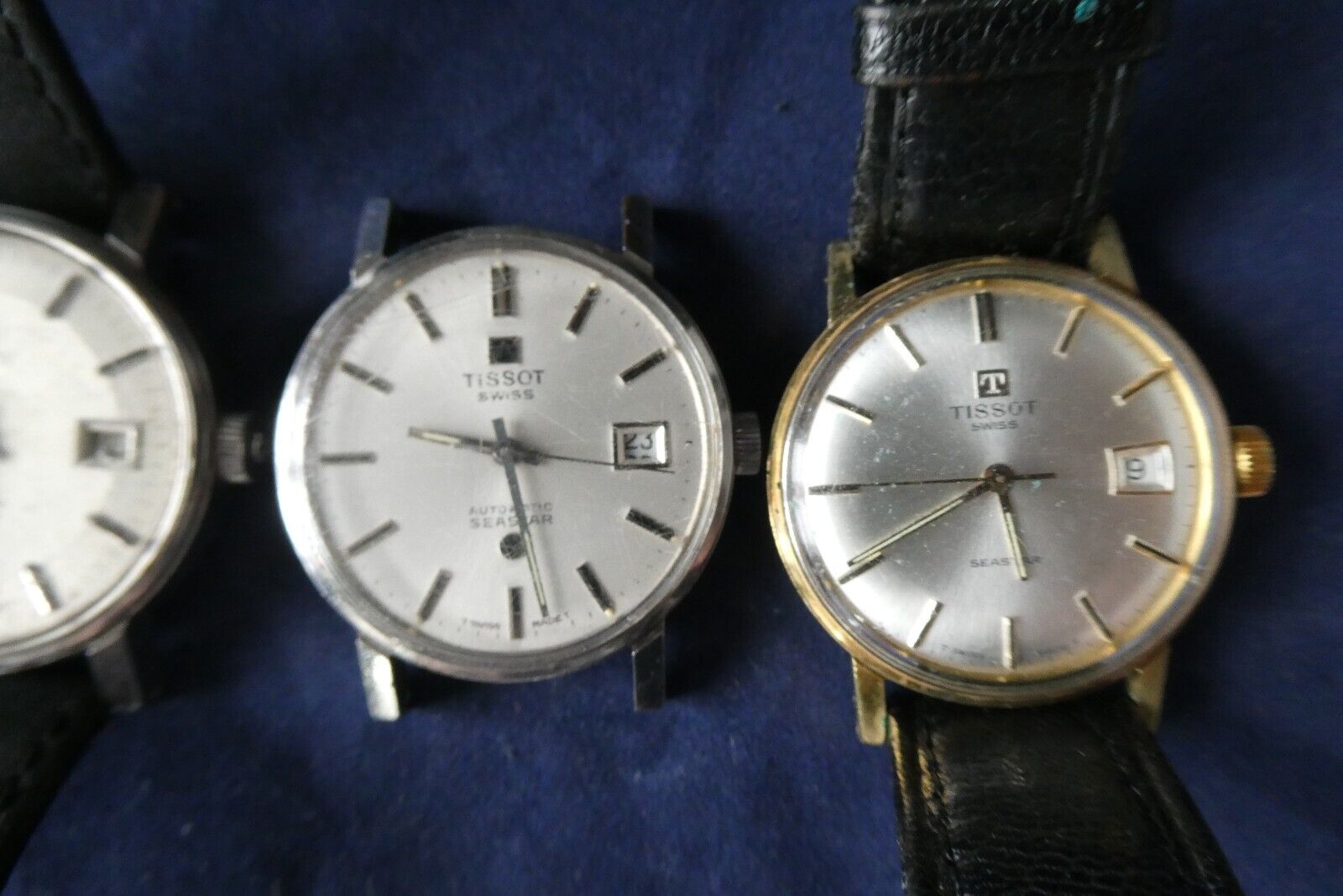 Job Lot x4 vintage Tissot Gents watches Spares Repairs Seastar