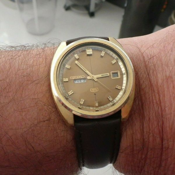 Seiko 5 Vintage Watch, Gold Plate, 6119-7183, 1975, serviced ...